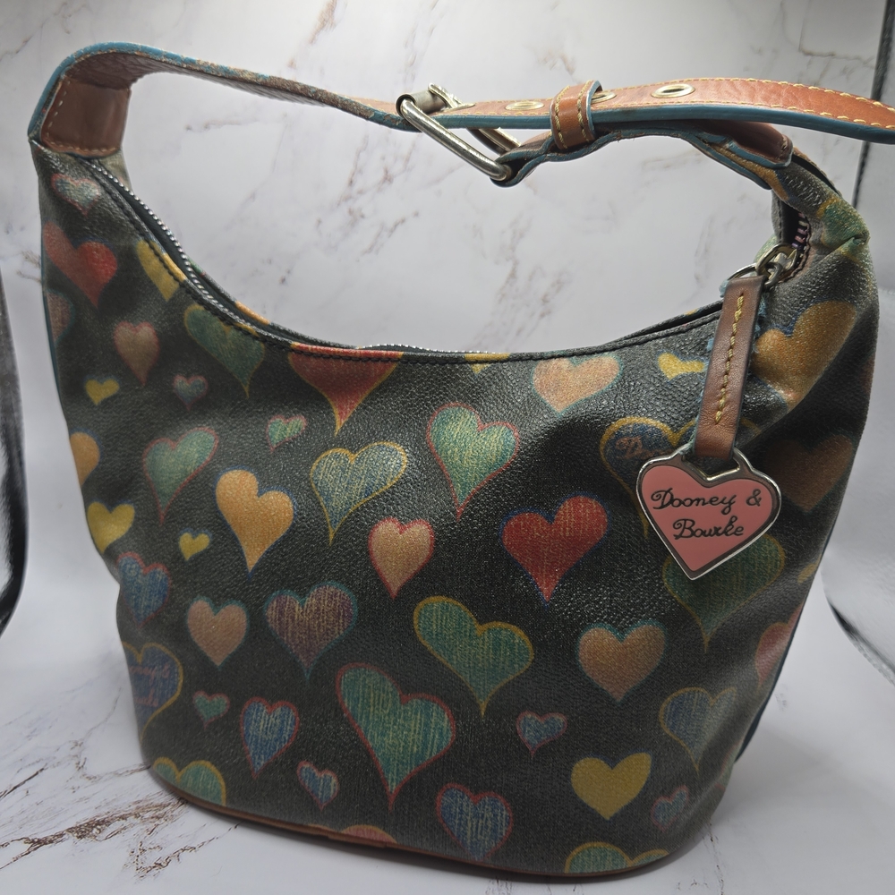 Dooney & Bourke Colorful Heart Hobo Bag